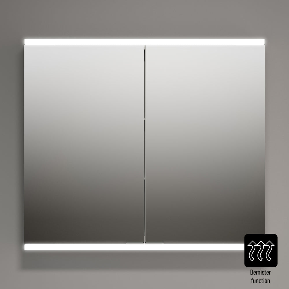 Dolcetto Steam Free Bathroom Mirror Cabinet 800x700mm