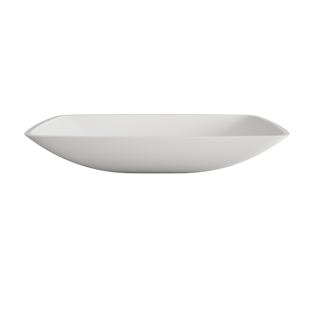 Tivoli Solid Surface Countertop Rectangular Basin 630mm
