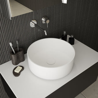 Massa Solid Surface Countertop Round Basin 370mm