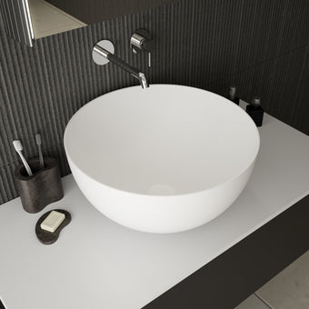 Pescara Solid Surface Beyondstone Countertop Round Basin 450mm