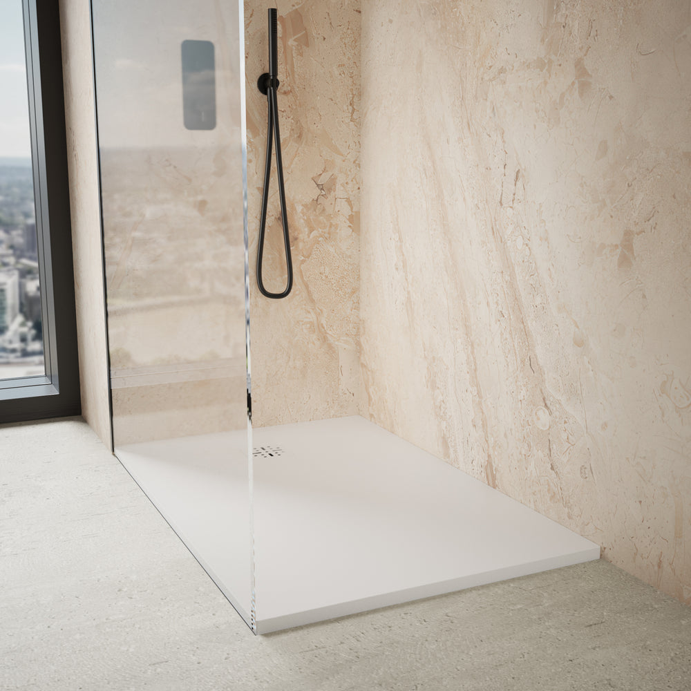 Ardesia Low Profile Stone Rectangular Shower Tray - 1200 x 800