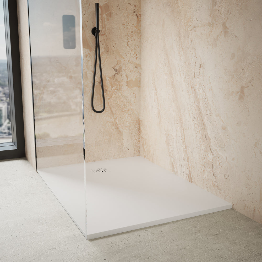 Ardesia Low Profile Stone Rectangular Shower Tray - 1200 x 900