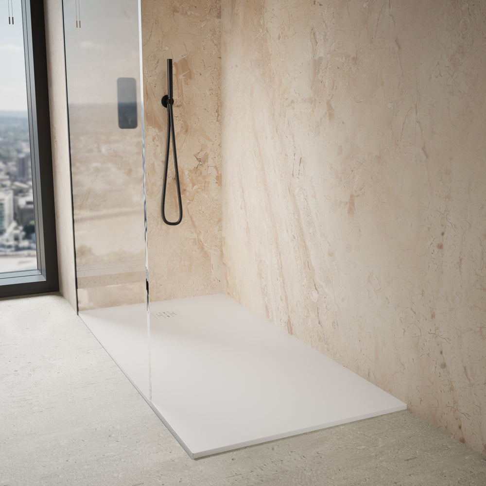Ardesia Low Profile Stone Rectangular Shower Tray - 1600 x 800