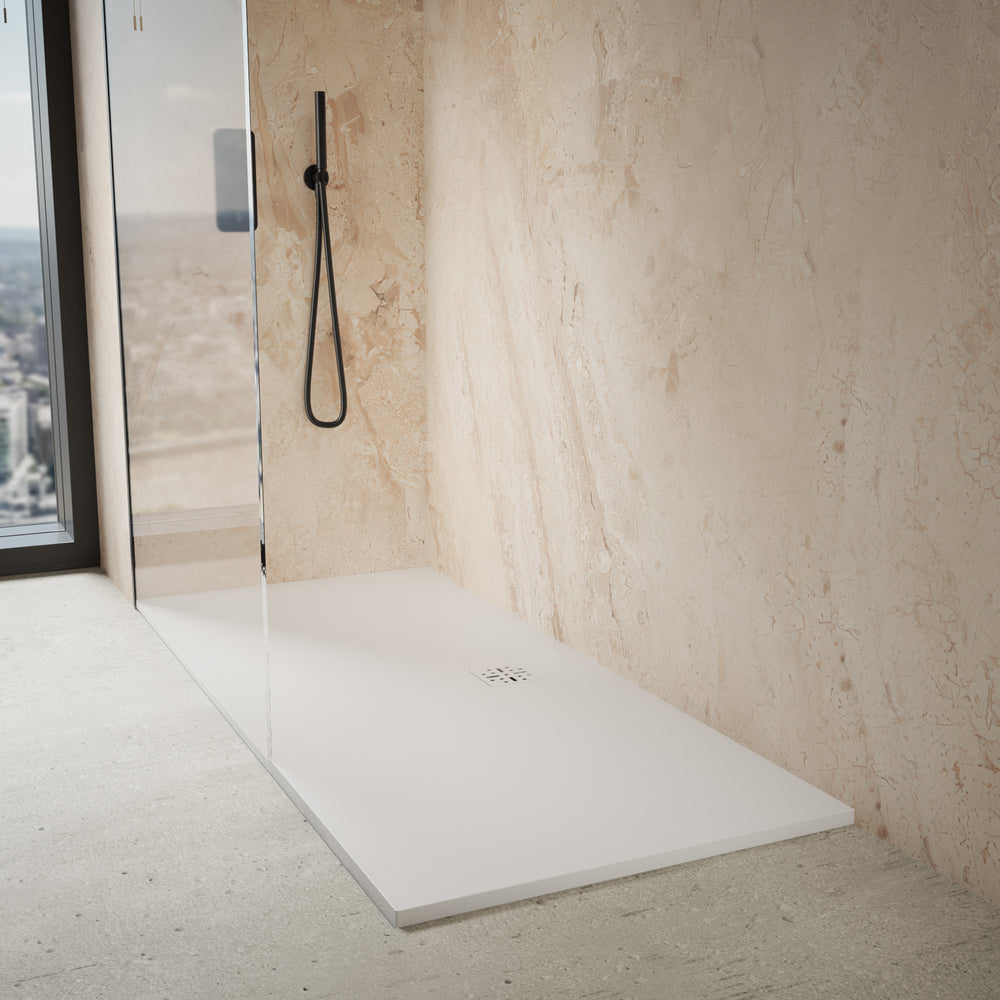 Ardesia Low Profile Stone Rectangular Shower Tray - 1800 x 800