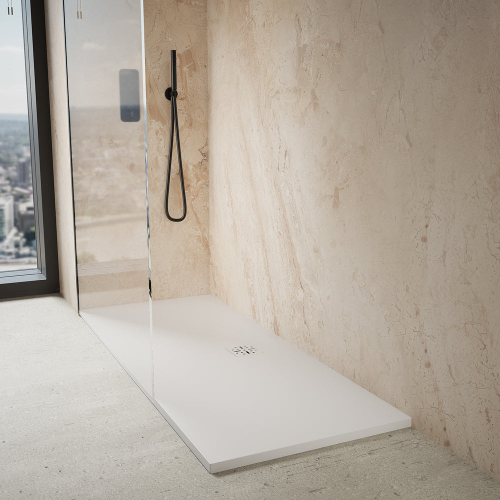 Ardesia Low Profile Stone Rectangular Shower Tray - 1700 x 700
