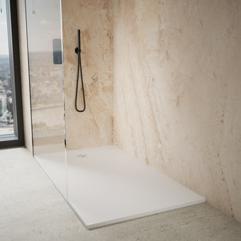 Ardesia Low Profile Stone Rectangular Shower Tray - 1600 x 900