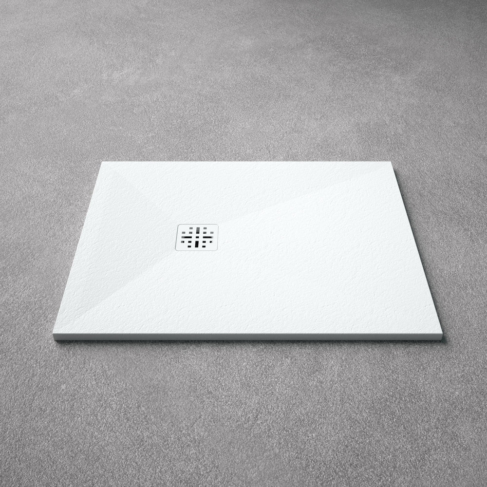 Ardesia Low Profile Stone Rectangular Shower Tray - 1000 x 800