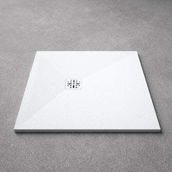 Ardesia Low Profile Stone Square Shower Tray - 900 x 900