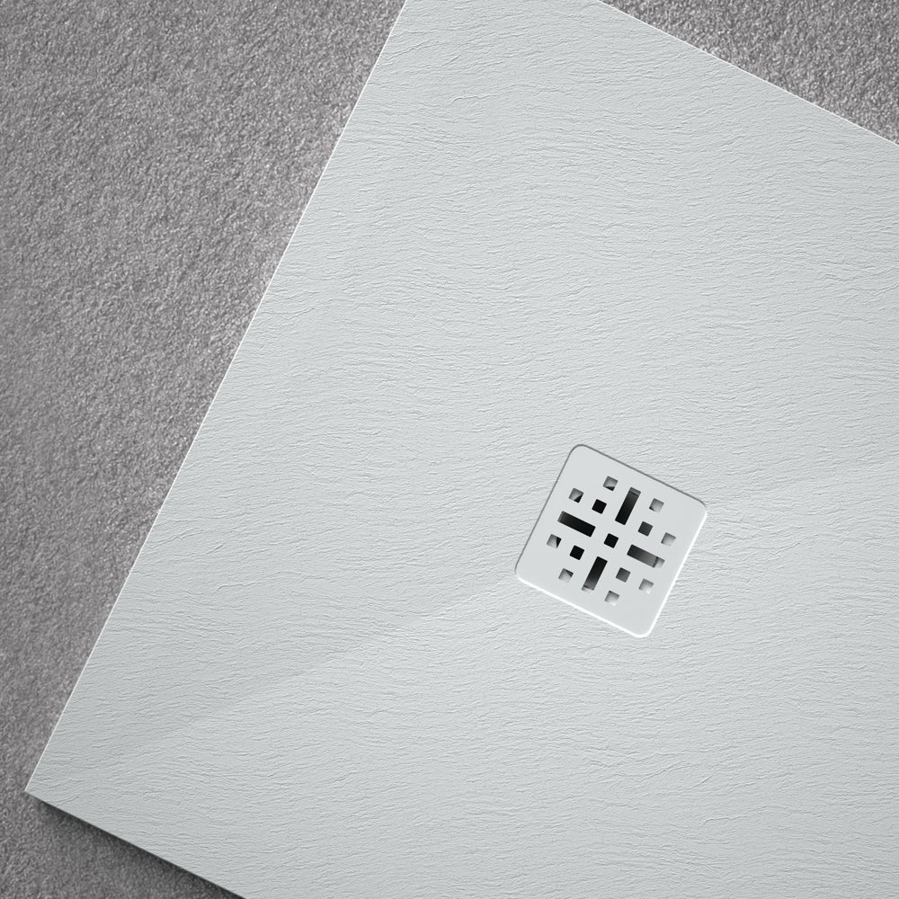 Ardesia Low Profile Stone Square Shower Tray - 800 x 800