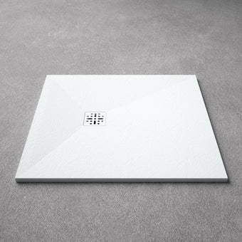 Ardesia Low Profile Stone Rectangular Shower Tray - 1000 x 900