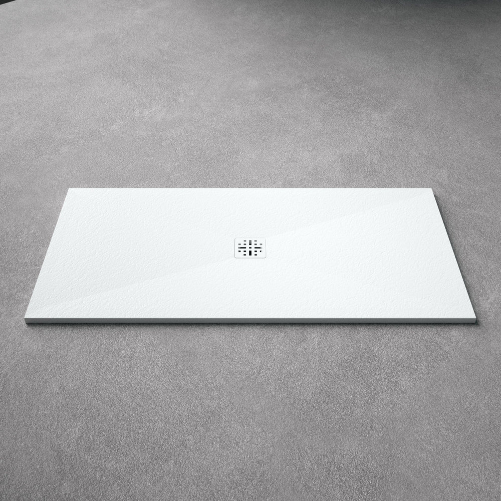 Stone Effect Rectangular Shower Tray - 1600 x 800