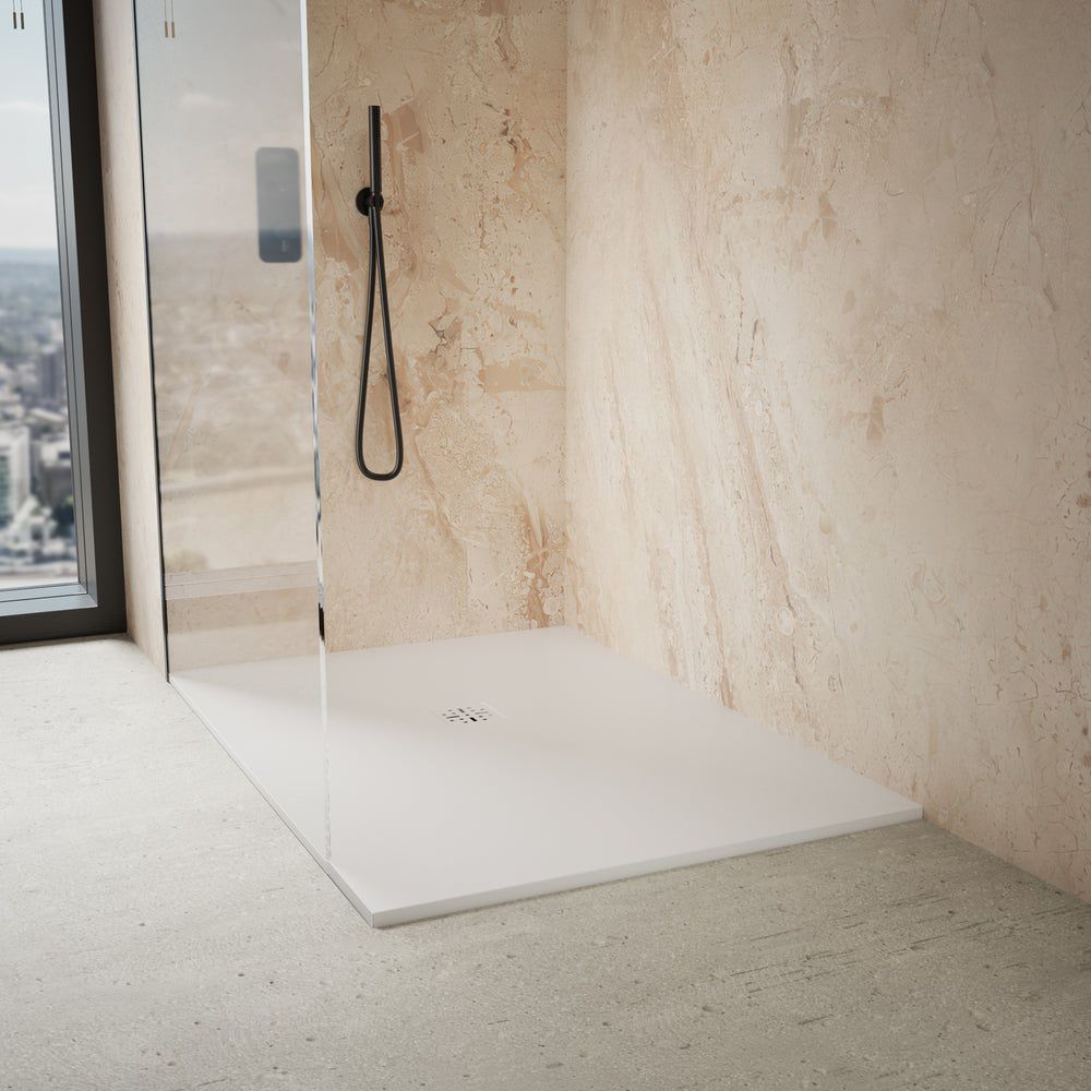 Ardesia Low Profile Stone Rectangular Shower Tray - 1400 x 1000