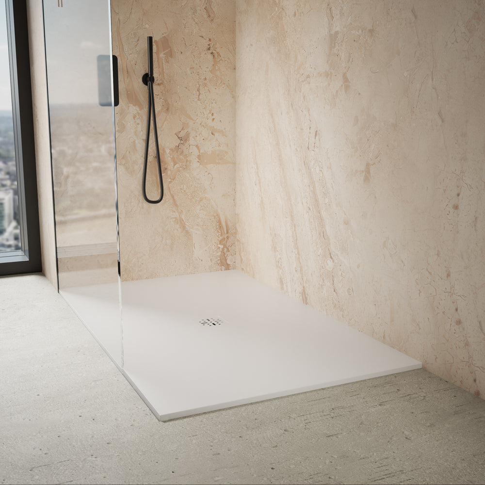 Ardesia Low Profile Stone Rectangular Shower Tray - 1600 x 1000