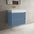 Scanalato Double Drawer Vanity Unit  With Beyondstone BLOC Basin - Soft Blue 700mm