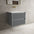Scanalato Double Drawer Vanity Unit  With Beyondstone Basin - Dove Grey 700mm