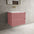 Scanalato Double Drawer Vanity Unit  With Beyondstone Basin - Dusky Pink 700mm