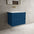 Scanalato Double Drawer Vanity Unit  With Beyondstone Basin - Ocean Blue 700mm