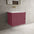 Scanalato Double Drawer Vanity Unit  With Beyondstone Basin - Mineral Red 700mm