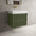 Scanalato Double Drawer Vanity Unit  With Beyondstone BLOC Basin - Seaweed 700mm