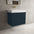 Scanalato Double Drawer Vanity Unit  With Beyondstone BLOC Basin - Midnight Blue 700mm