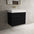 Scanalato Double Drawer Vanity Unit  With Beyondstone BLOC Basin - Pure Black 700mm