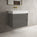 Scanalato Double Drawer Vanity Unit  With Beyondstone BLOC Basin - Rich Taupe 700mm