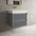 Scanalato Double Drawer Vanity Unit  With Beyondstone BLOC Basin - Dove Grey 700mm