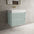 Scanalato Double Drawer Vanity Unit  With Beyondstone BLOC Basin - Peppermint 700mm