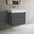 Scanalato Double Drawer Vanity Unit  With Beyondstone BLOC Basin - Anthracite 700mm