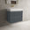 Scanalato Double Drawer Vanity Unit  With Beyondstone BLOC Basin - Slate Grey 700mm