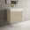 Scanalato Double Drawer Vanity Unit  With Beyondstone BLOC Basin - Cashmere 700mm