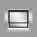 Nebbiolo Steam Free Double Door Mirror Cabinet with Open Shelf 800x700mm - Matt Black