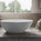 Bolsena Freestanding Egg Shaped Stone Bath 1600mm