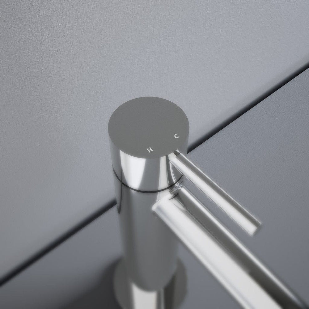 Monobloc Basin Mixer Tap - Chrome