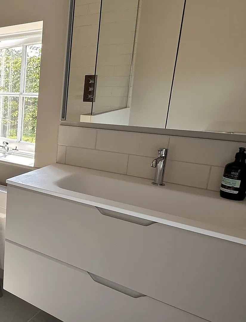 Monobloc Basin Mixer Tap - Chrome