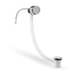 Overflow Bath Filler with Click Clack Waste - Chrome