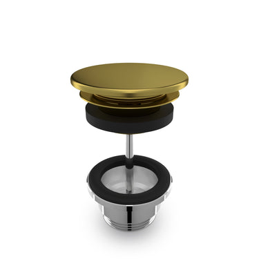 Click Clack Basin Waste - Brushed Brass