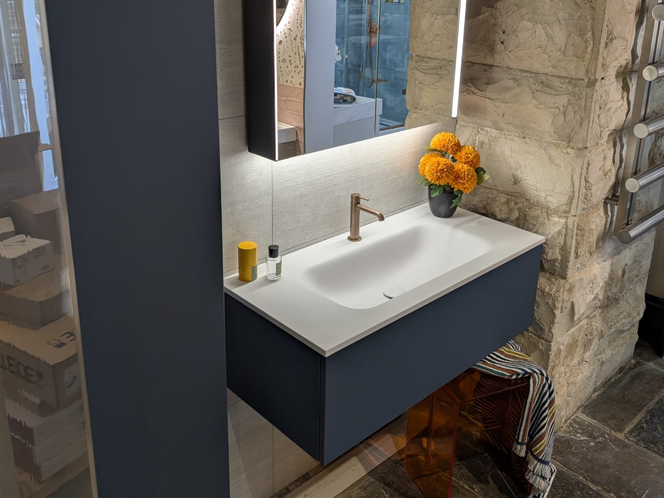 Monobloc Basin Mixer Tap - Brushed Copper