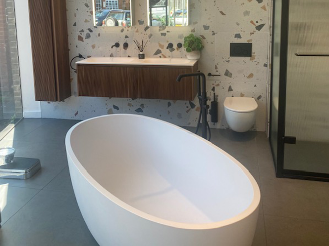 Lugano Freestanding Modern Bath 1750mm