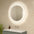 Barbera Round Bathroom Mirror with Dual Lighting System - 1000mm