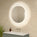 Barbera Round Bathroom Mirror with Dual Lighting System - 1000mm