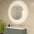 Barbera Round Bathroom Mirror with Dual Lighting System - 1200mm