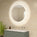 Barbera Round Bathroom Mirror with Dual Lighting System - 1200mm