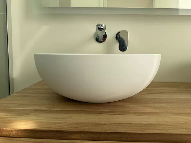 Pescara Solid Surface Beyondstone Countertop Round Basin 400mm