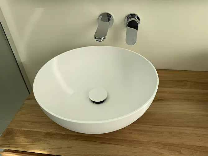 Pescara Solid Surface Beyondstone Countertop Round Basin 400mm