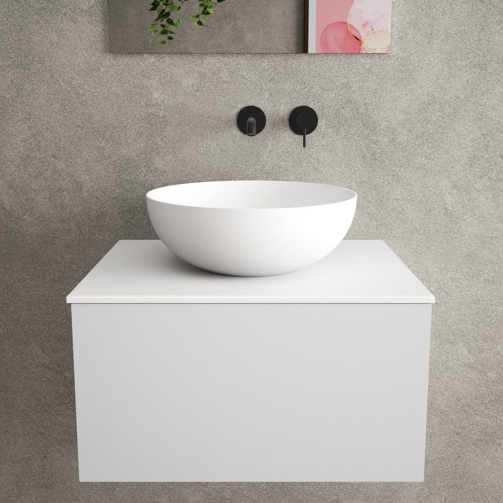 Pescara Solid Surface Beyondstone Countertop Round Basin 400mm