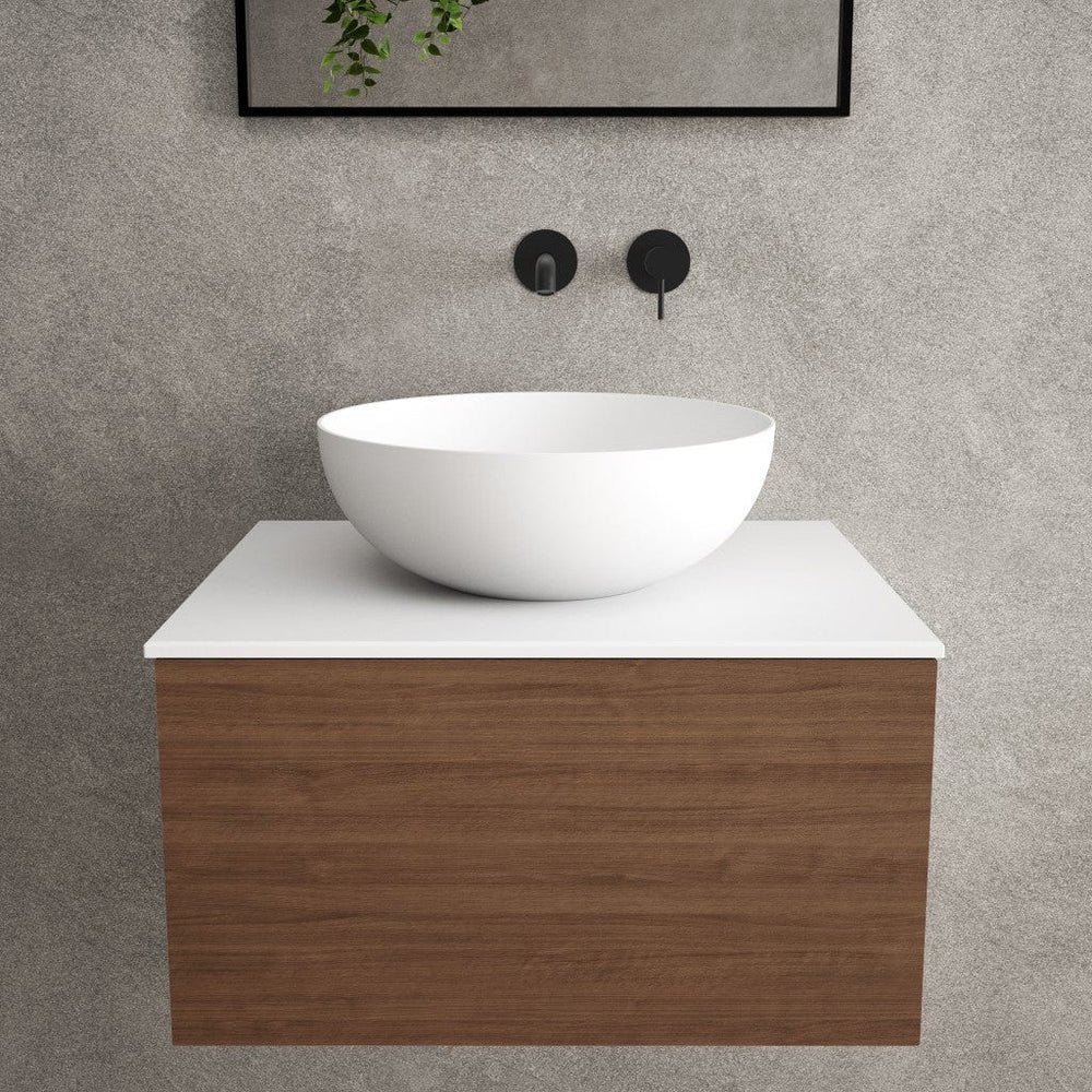 Pescara Solid Surface Beyondstone Countertop Round Basin 400mm