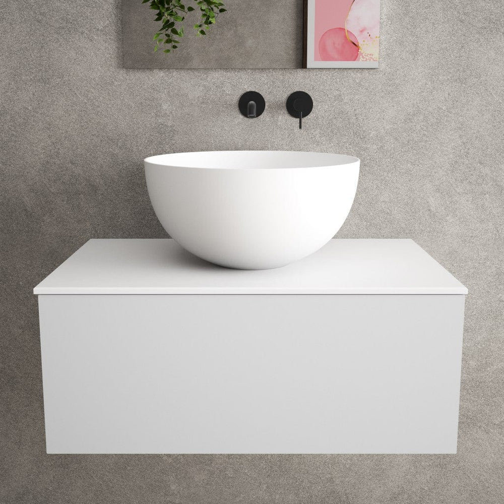 Pescara Solid Surface Beyondstone Countertop Round Basin 450mm