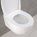 Primo Dolce Wall Hung Rimless Toilet, With Concealed Cistern Frame & Matt Black Flush Plate