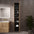 Pura Ribbed Tall Wall Unit 350mm x 1650mm - Oak